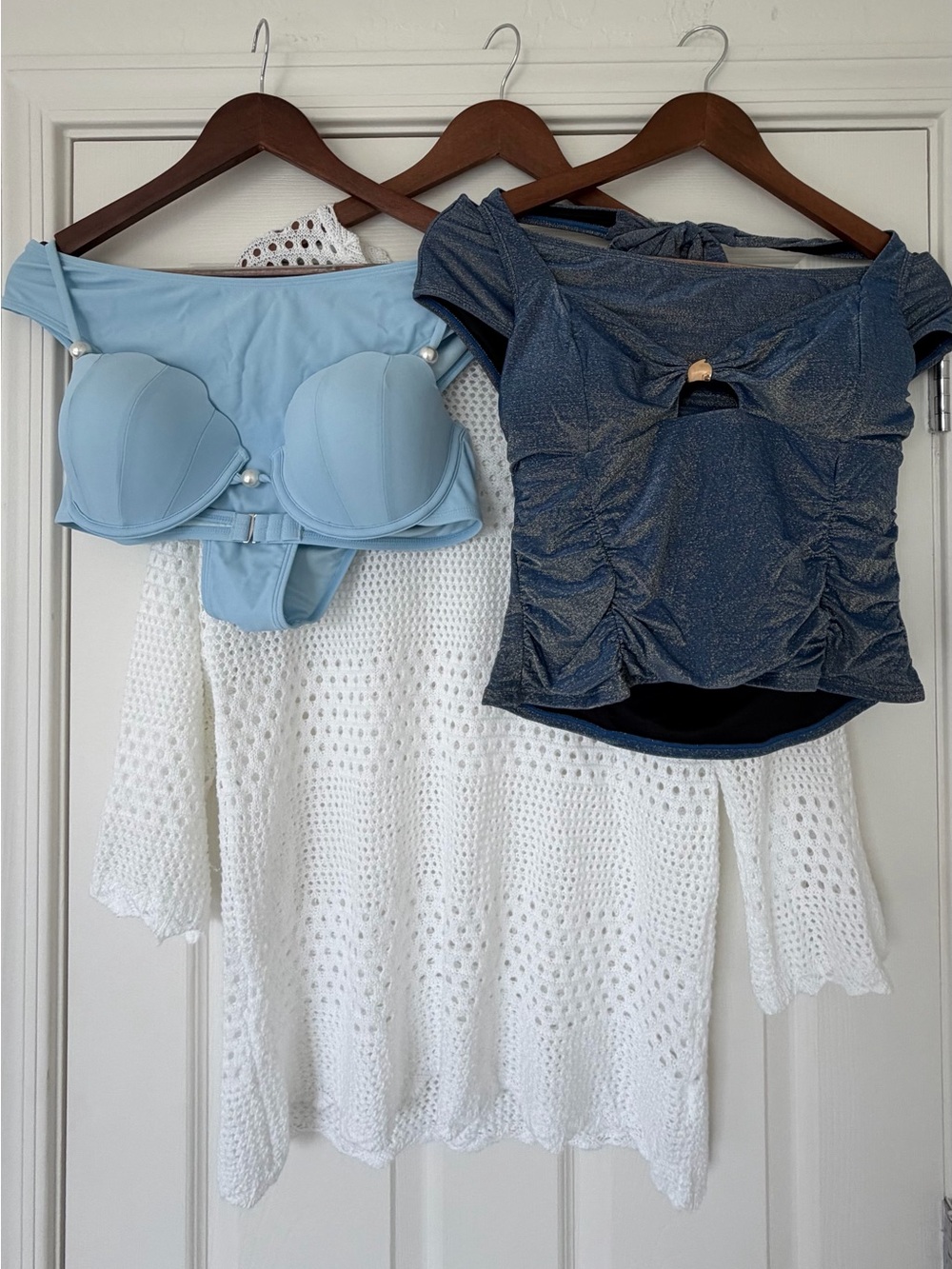 CUPSHE Bundle (3) | x2 Swimsuits & Cover-Up | Mismatch Sizing (L / XL)*